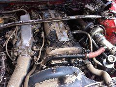 Nissan 200sx S15 Engine Bay muddy